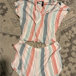 Ambrielle Pastel Striped Shirt